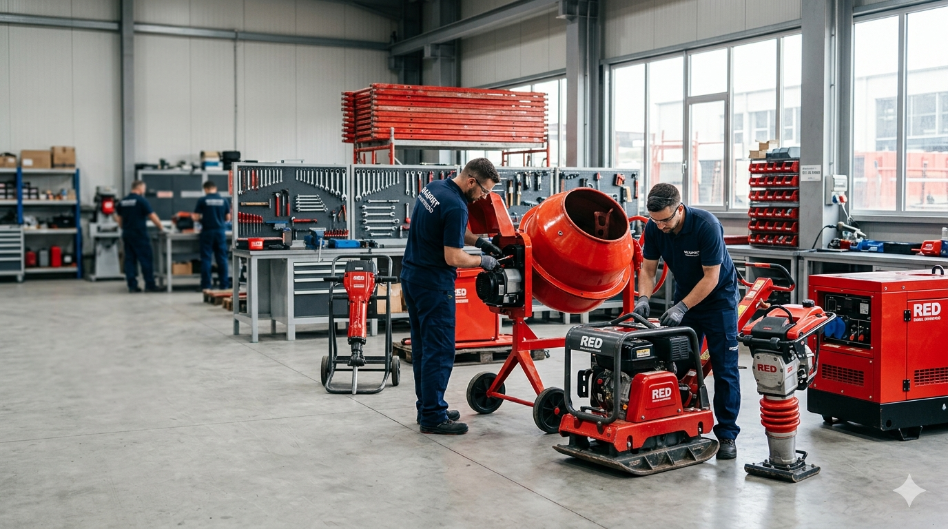 Técnico realizando manutenção em equipamento